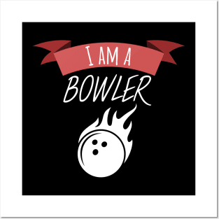 Bowling i am a bowler Posters and Art